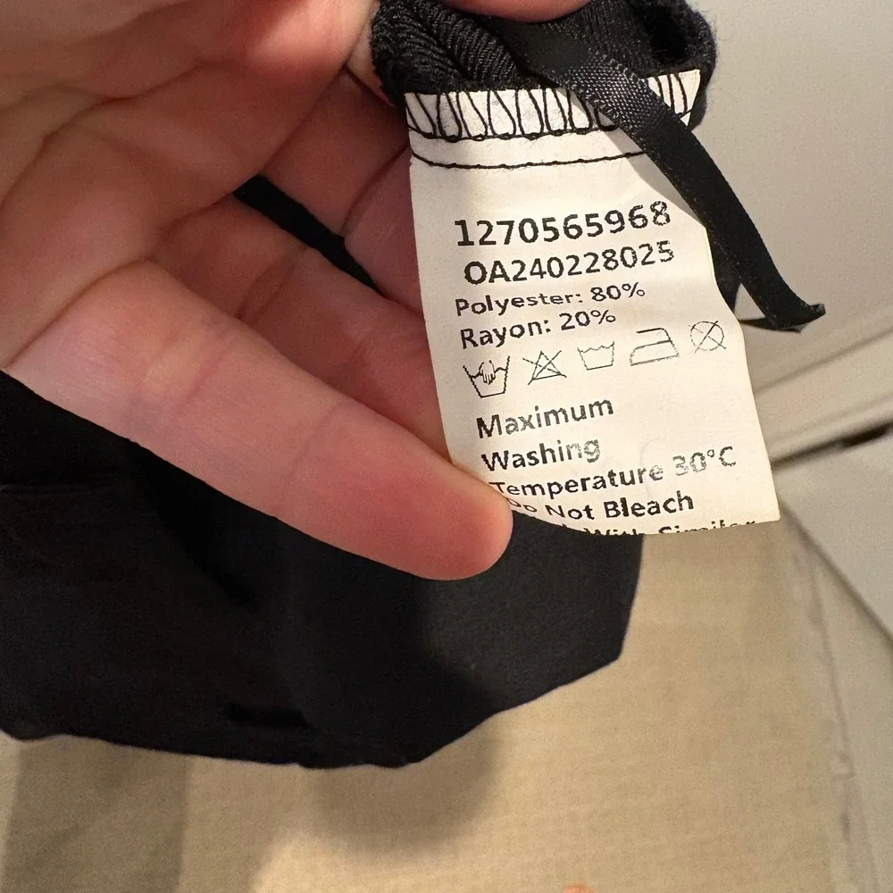 Commense NWT Wide Leg Trousers Women S Black High Waisted Tailored Pants Capsule